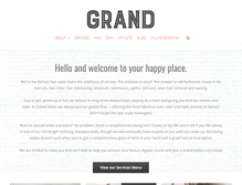 Tablet Screenshot of grand-salon.com